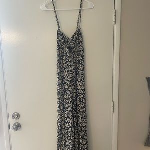 Billabong Floral Tie Front Jumpsuit